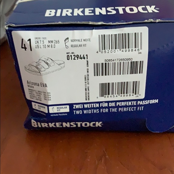 Birkenstock Shoes - White Birkenstock Arizona Eva